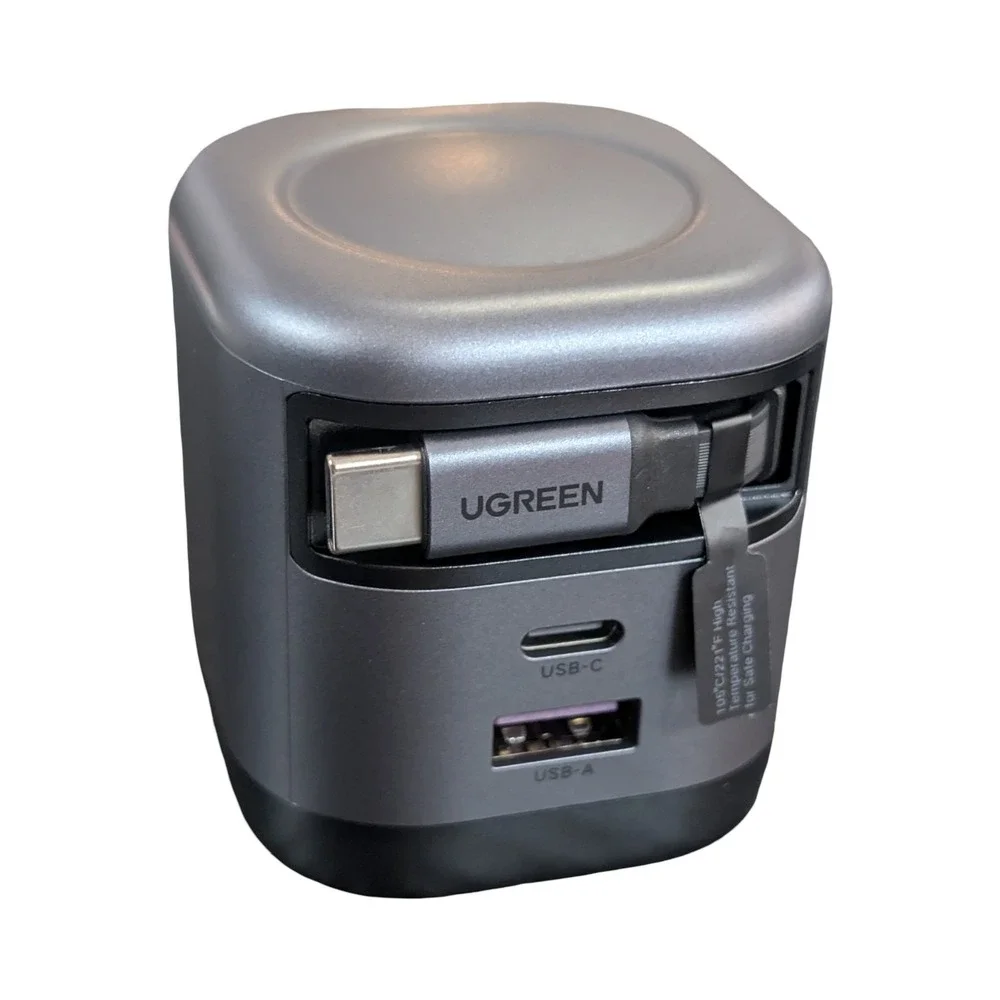 Qq6U UGREEN - Nexode 45W USB-C Charger with Retractable Cable, PPS Fast GaN Used